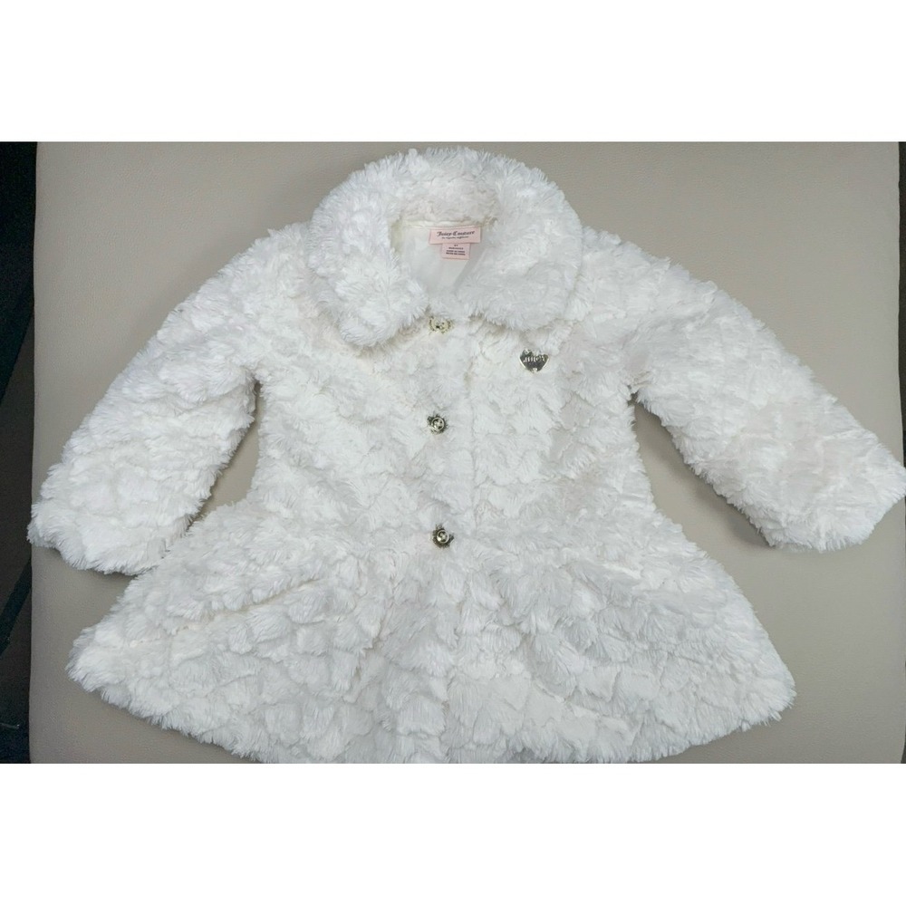 Toddler girls size 3T Juicy Couture white jacket. EUC.